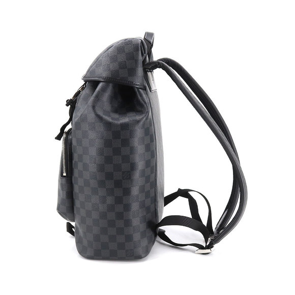 Louis Vuitton Damier Graphite Zack Backpack Silver Metal Fittings - Picture 3 of 6